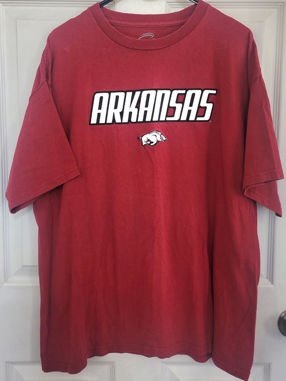 Arkansas Razorbacks Red Short-Sleeve Crewneck T-Shirt